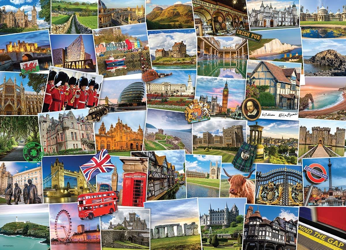 Eurographics Globetrotter United Kingdom Jigsaw Puzzle (1000 Pieces)