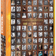Eurographics Famous Writers Jigsaw Puzzle (1000 Pieces)