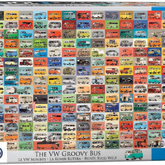 Eurographics Volkswagen Groovy Bus Jigsaw Puzzle (1000 Pieces)