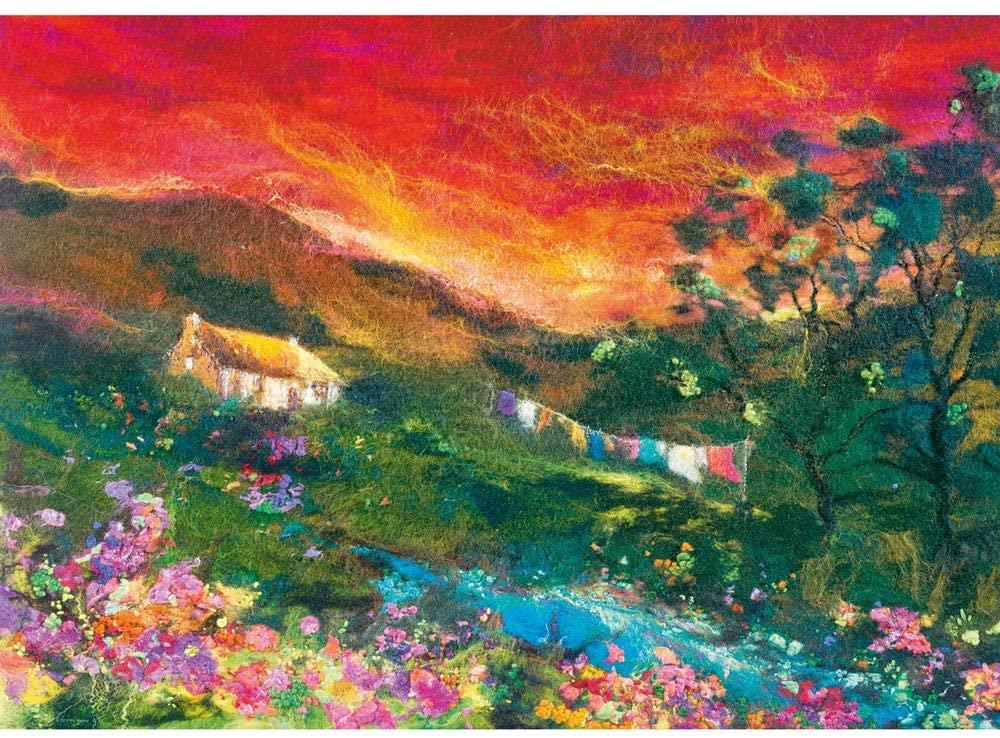 Heye Washing Line Felted Art Jigsaw Puzzle (1000 Pieces)