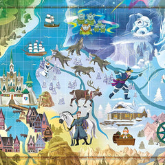 Clementoni Disney Maps Frozen Jigsaw Puzzle (1000 Pieces)