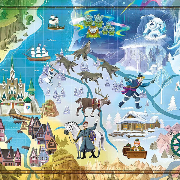 Clementoni Disney Maps Frozen Jigsaw Puzzle (1000 Pieces)