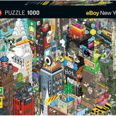 Heye New York Quest eBoy Pixorama Jigsaw Puzzle (1000 Pieces)