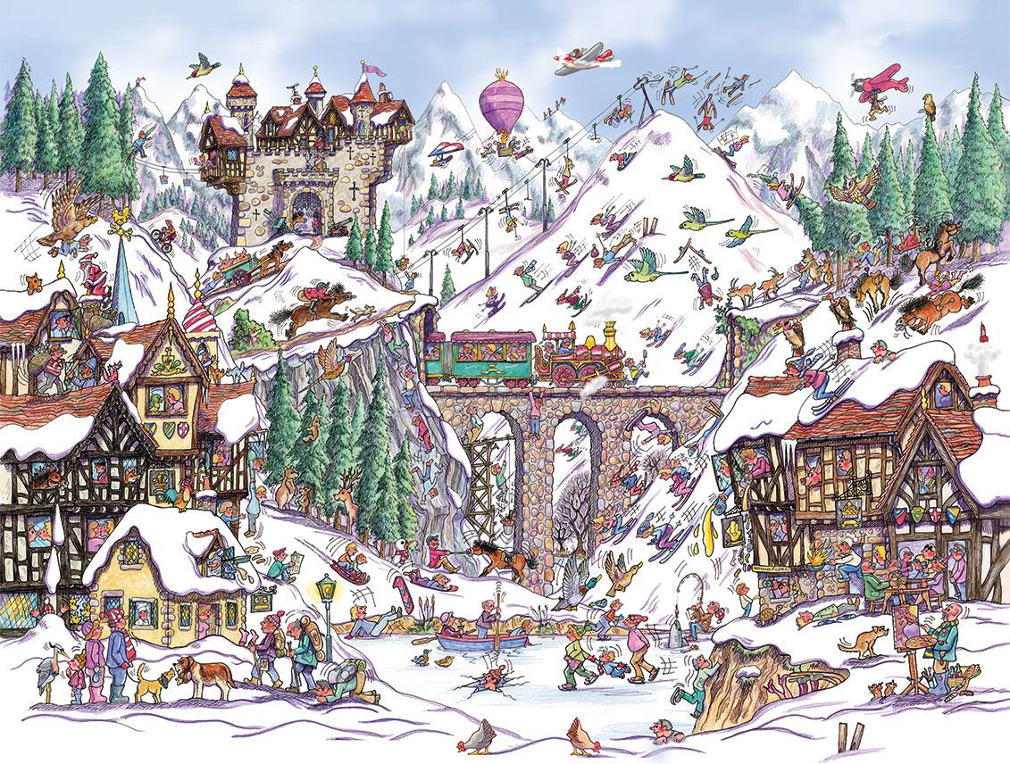 Off Piste Palaver - Armand Foster Jigsaw Puzzle (1000 Pieces)