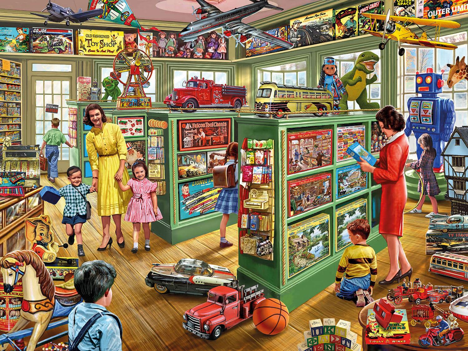 Ye Olde Toy Shoppe, Steve Crisp Jigsaw Puzzle (1000 Pieces)