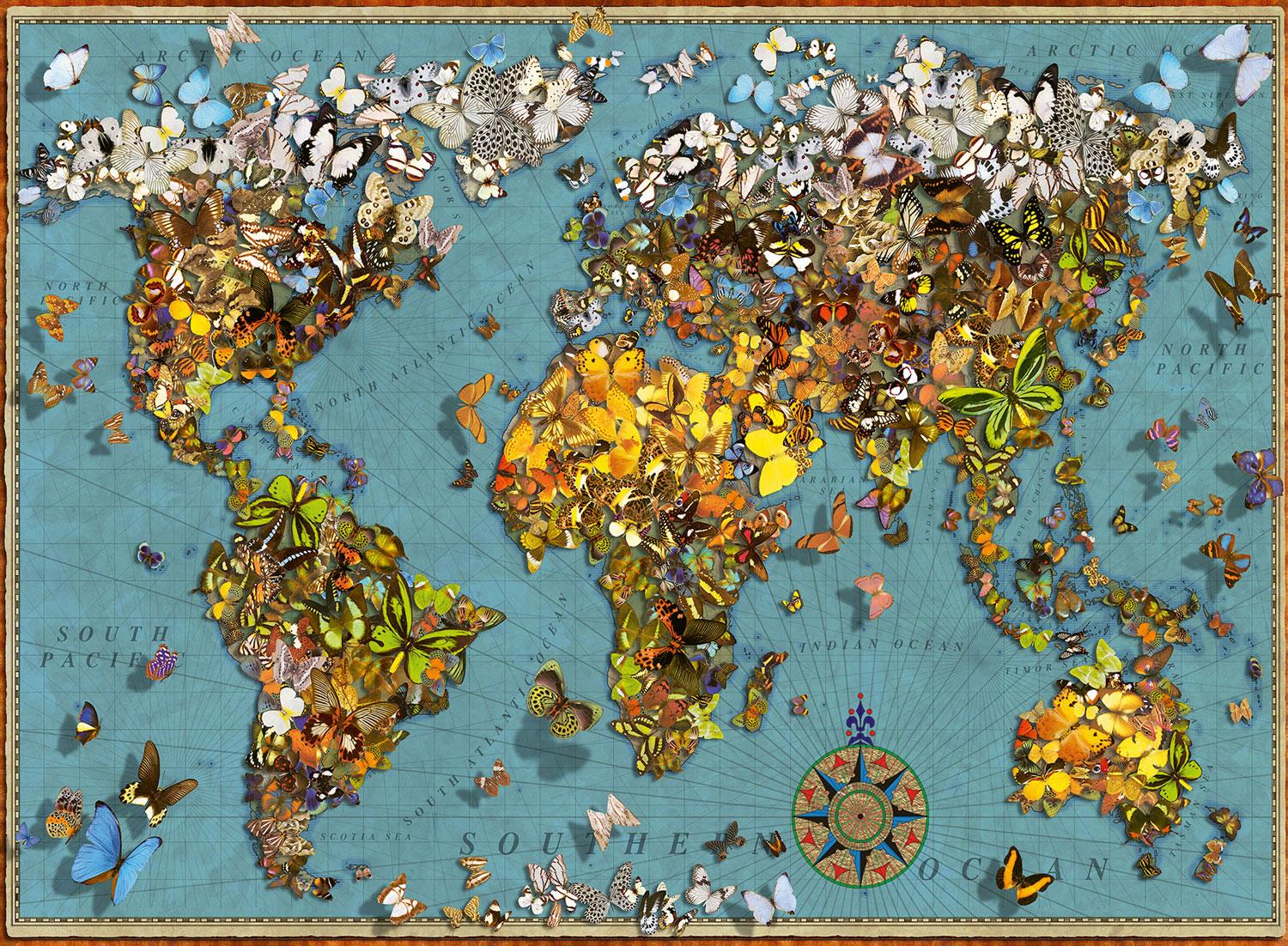 Ravensburger World of Butterflies Jigsaw Puzzle (500 Pieces)