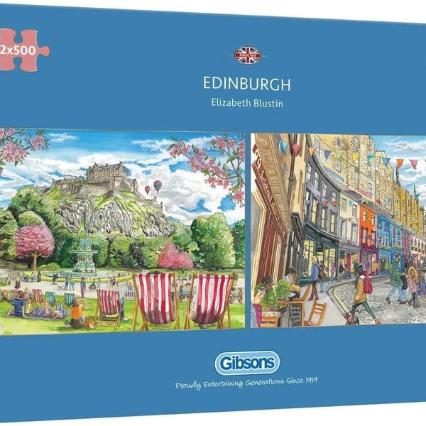 Gibsons Edinburgh Jigsaw Puzzles (2 x 500 Pieces)