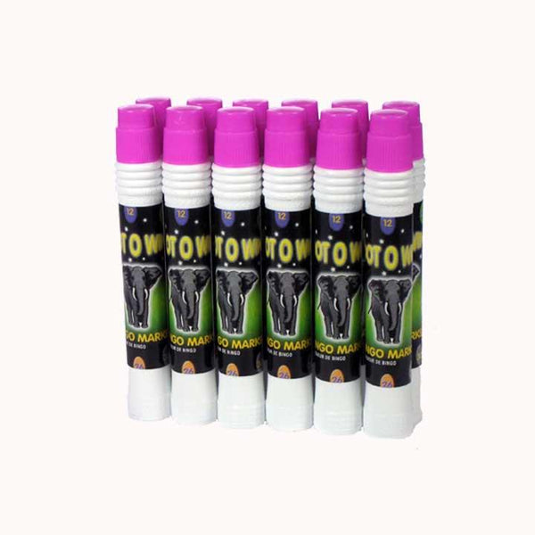 12 Bingo Dabbers 20ml - Magenta