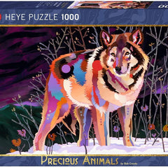 Heye Night Wolf, Precious Animals Jigsaw Puzzle (1000 Pieces)
