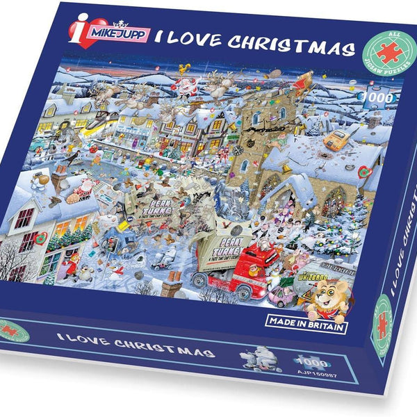 I Love Christmas, Mike Jupp Jigsaw Puzzle (1000 Pieces)