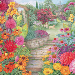 Ravensburger Happy Days No 4 Glorious Gardens Jigsaw Puzzle (4 x 500 Pieces)