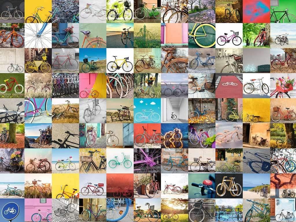 Ravensburger 99 Bicycles Jigsaw Puzzle (1500 Pieces)