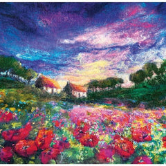 Heye Sundown Poppies Felted Art Jigsaw Puzzle (1000 Pieces)