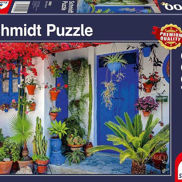 Schmidt Mediterranean Door Jigsaw Puzzle (1000 Pieces)