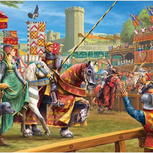 Gibsons The Joust at Warwick Jigsaw Puzzle (1000 Pieces)