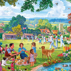 Gibsons Bowling by the Brook Jigsaw Puzzle (100 XXL Pieces Pieces)