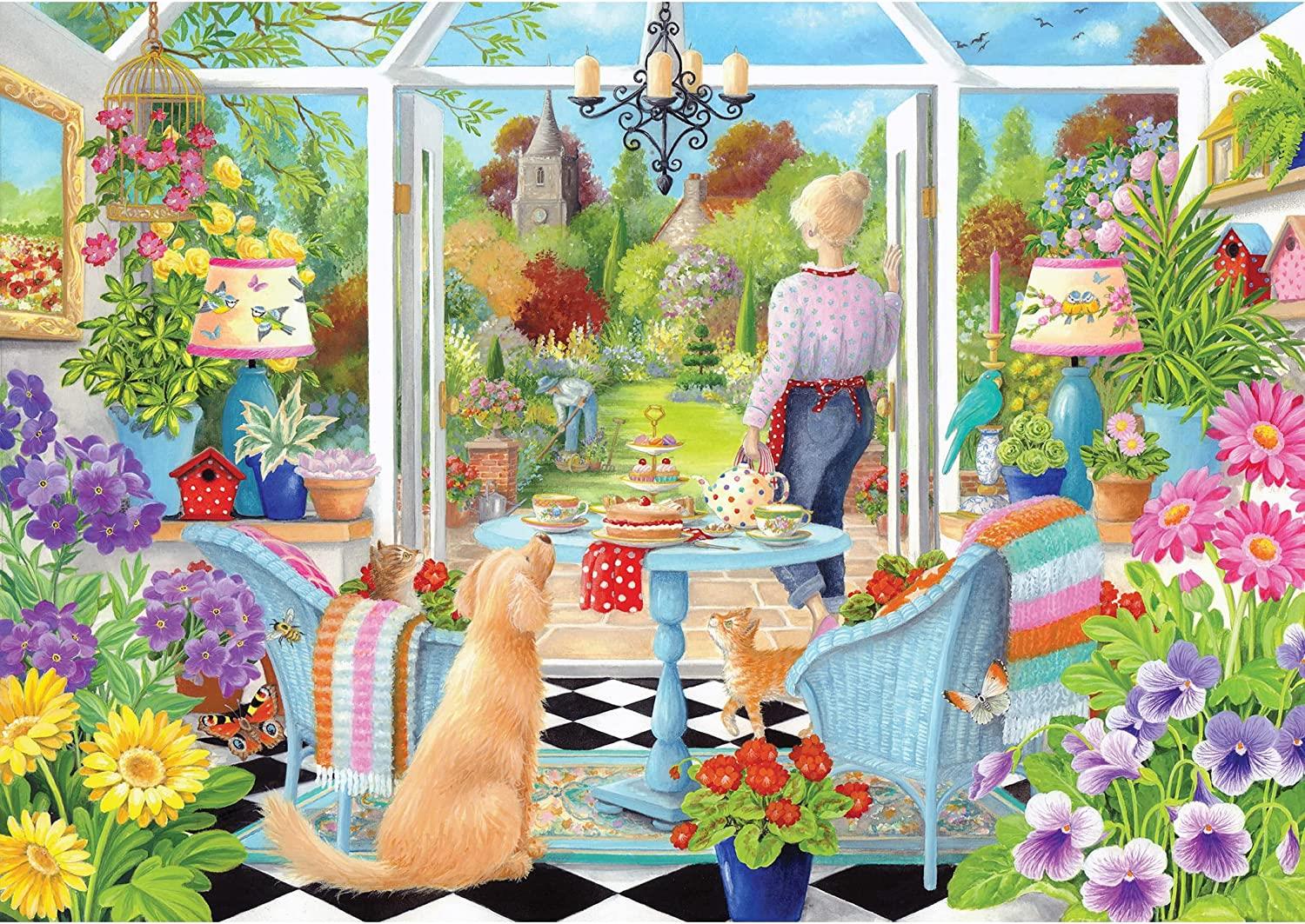 Gibsons Summer Reflections Jigsaw Puzzle (100 XXL Extra Large Pieces)