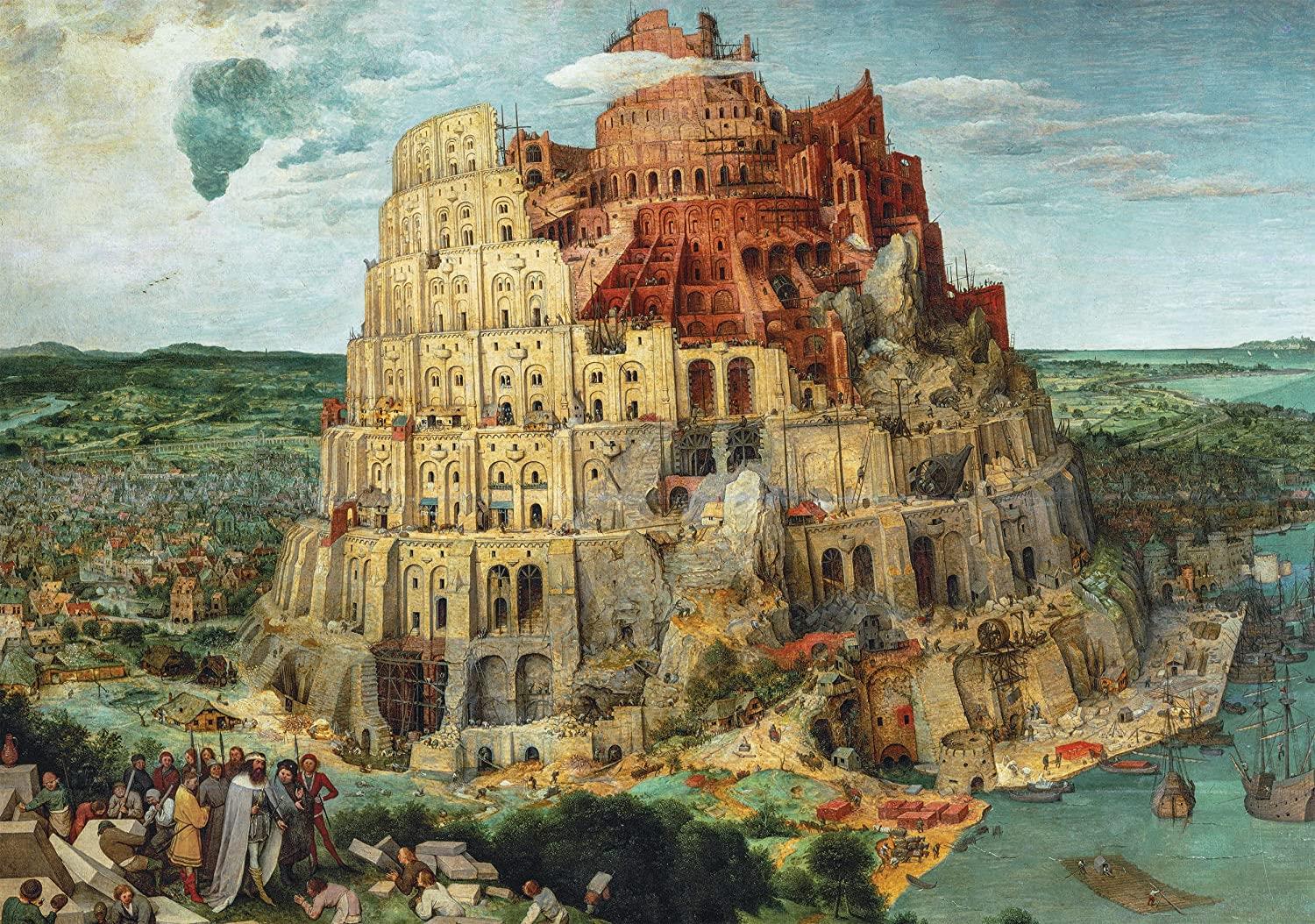 Clementoni Museum Bruegel The Tower Of Babel Jigsaw Puzzle (1500 Pieces)