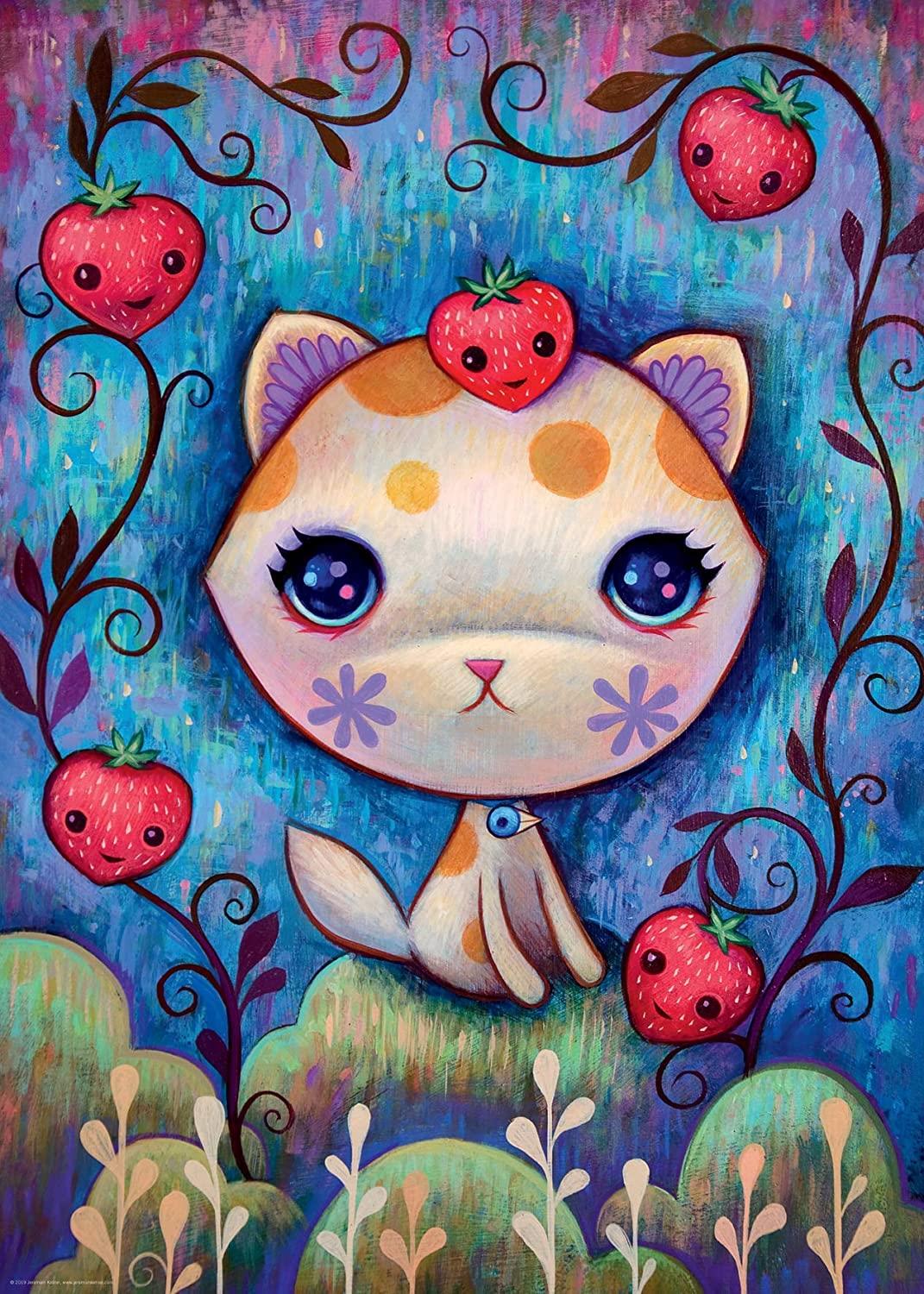 Heye Strawberry Kitty Jigsaw Puzzle (1000 Pieces)