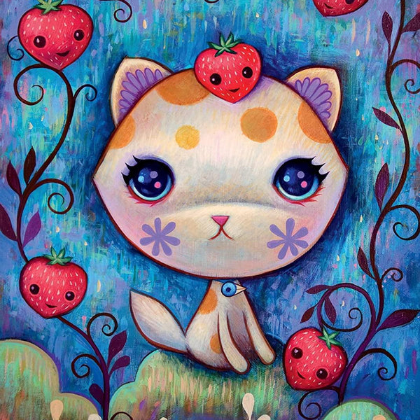 Heye Strawberry Kitty Jigsaw Puzzle (1000 Pieces)