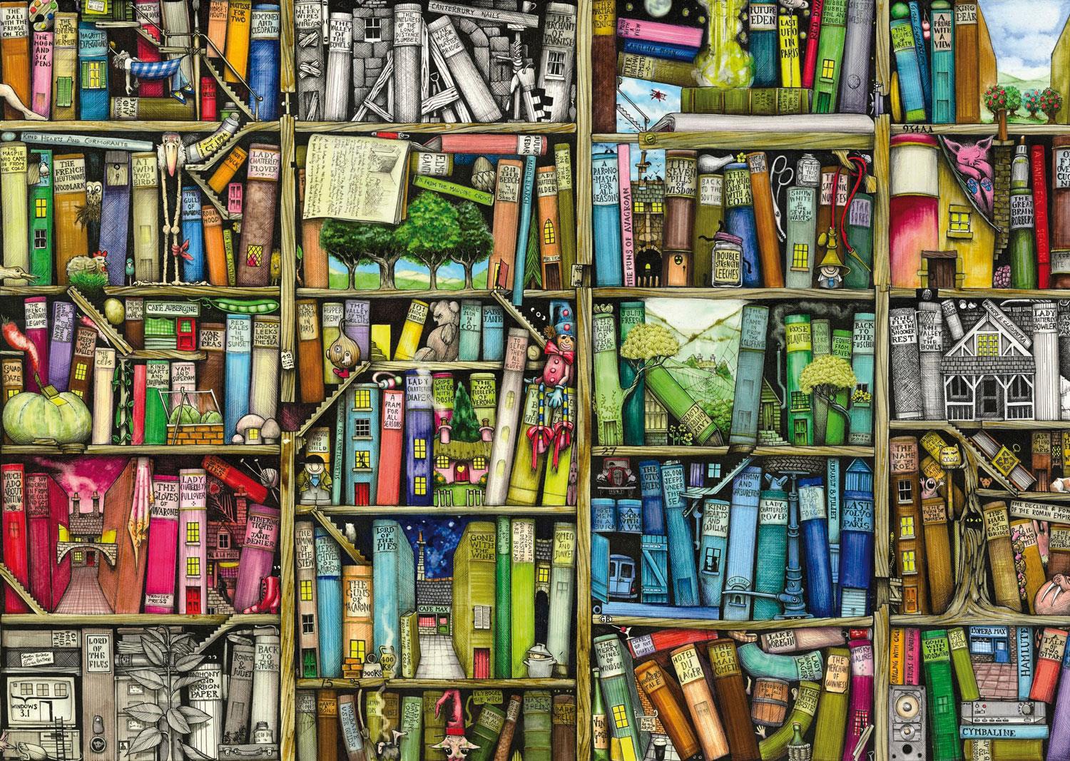 Ravensburger Colin Thompson - The Bizarre Bookshop Jigsaw Puzzle (1000 Pieces)