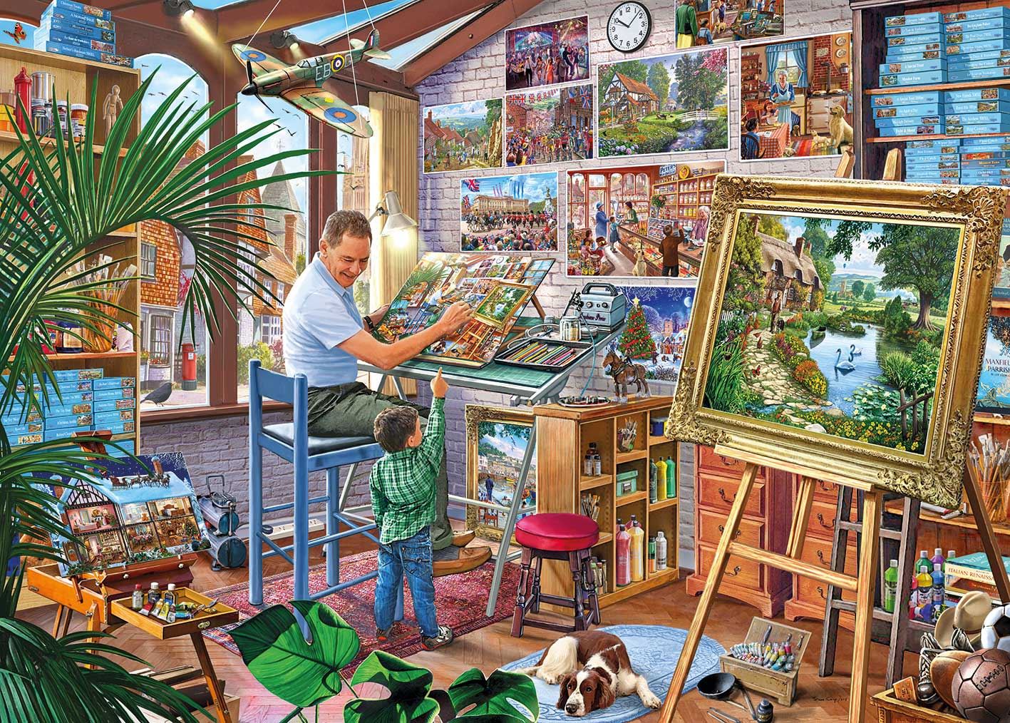 Gibsons A Work Of Art Jigsaw Puzzle (1000 pieces)