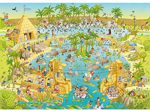 Heye Funky Zoo Nile Habitat, Degano Jigsaw Puzzle (1000 Pieces)