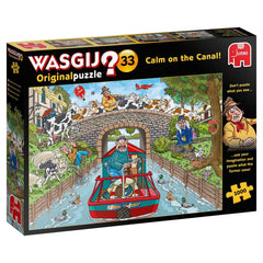 Wasgij Original 33 Calm on the Canal Jigsaw Puzzle (1000 Pieces)