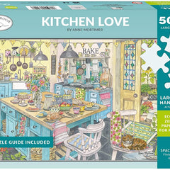 Otter House Kitchen Love Jigsaw Puzzle (500 XL Pieces)