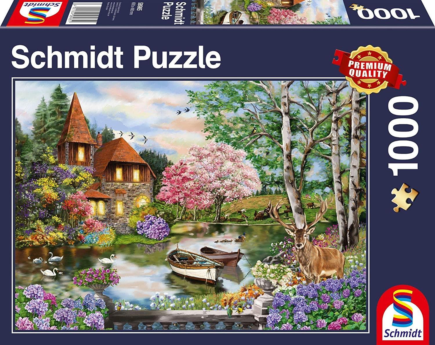 Schmidt House on the Lake Jigsaw Puzzle (1000 Pieces)