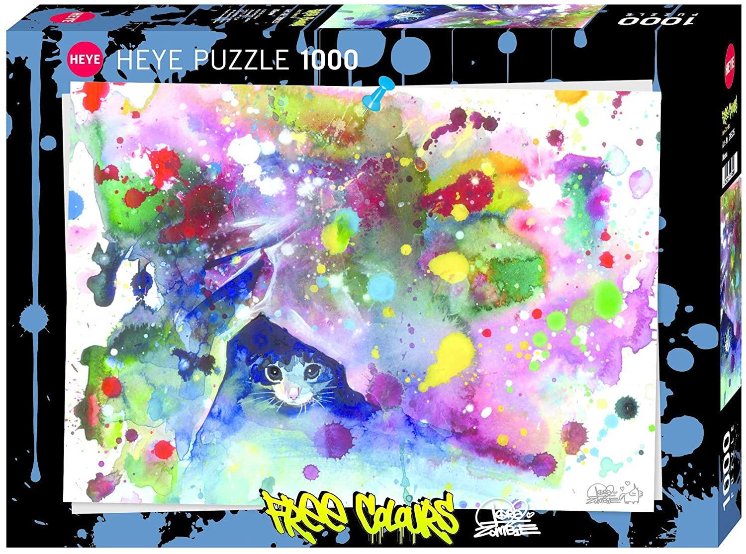 Heye Meow, Free Colours Jigsaw Puzzle (1000 Pieces)