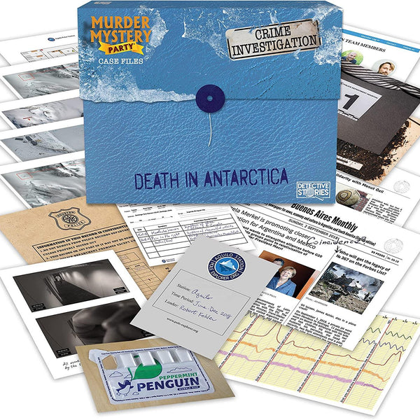 Death in Antarctica Murder Mystery Case File Party Game