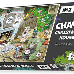 Christmas at Chaos House - Chaos no. 2 Jigsaw Puzzle (500 Pieces)