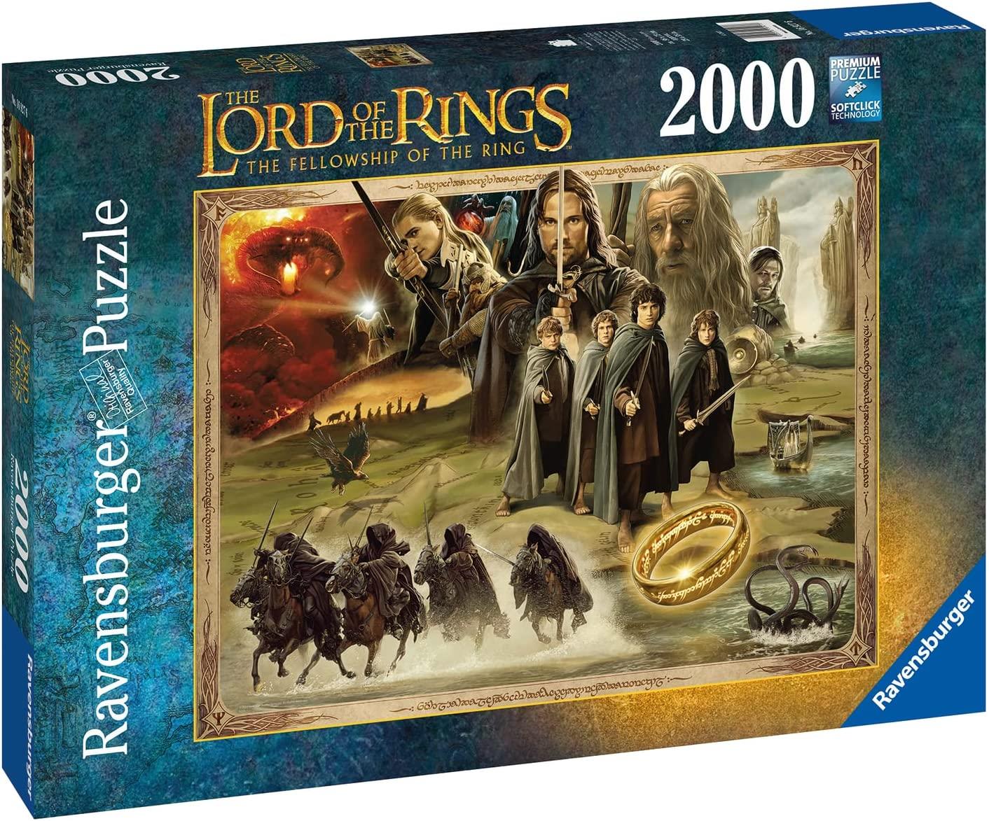 Ravensburger Lord of the Rings, The Fellowship of the Ring Jigsaw Puzzle (2000 Puzzles)