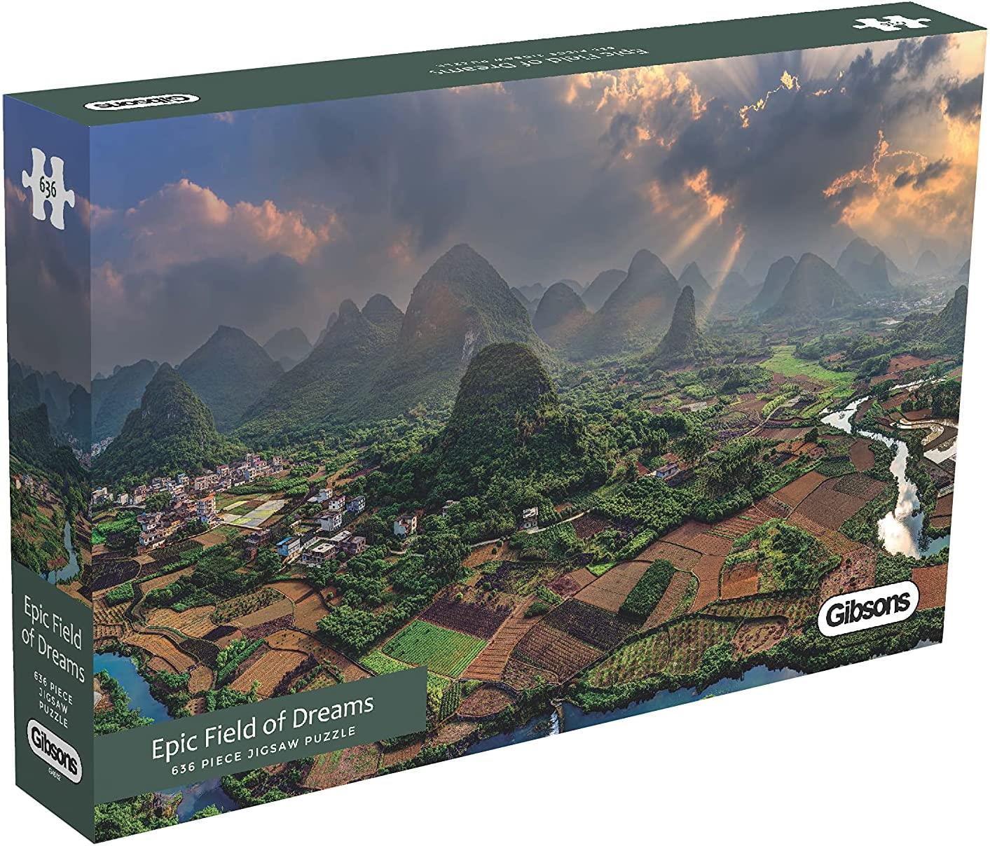 Gibsons Epic Field of Dreams Jigsaw Puzzle (636 Pieces)