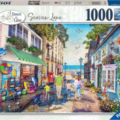 Ravensburger Down The Lane No.3, Seaview Lane Jigsaw Puzzle (1000 Pieces)