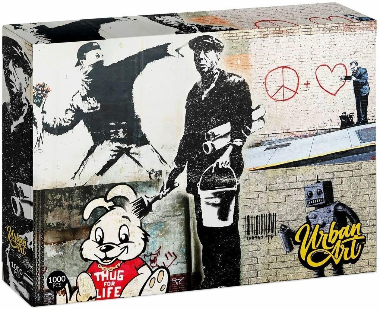 Urban Art: Banksy - Follow Your Dreams Jigsaw Puzzle (1000 Pieces)