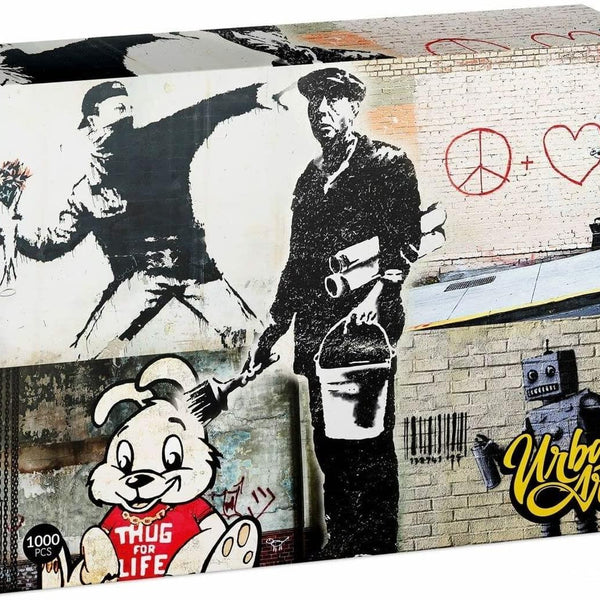 Urban Art: Banksy - Follow Your Dreams Jigsaw Puzzle (1000 Pieces)