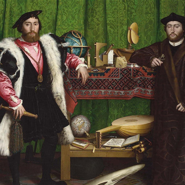 Jean de Dinteville and Georges de Selve ('The Ambassadors'), Holbein - National Gallery Jigsaw Puzzle (1000 Pieces)