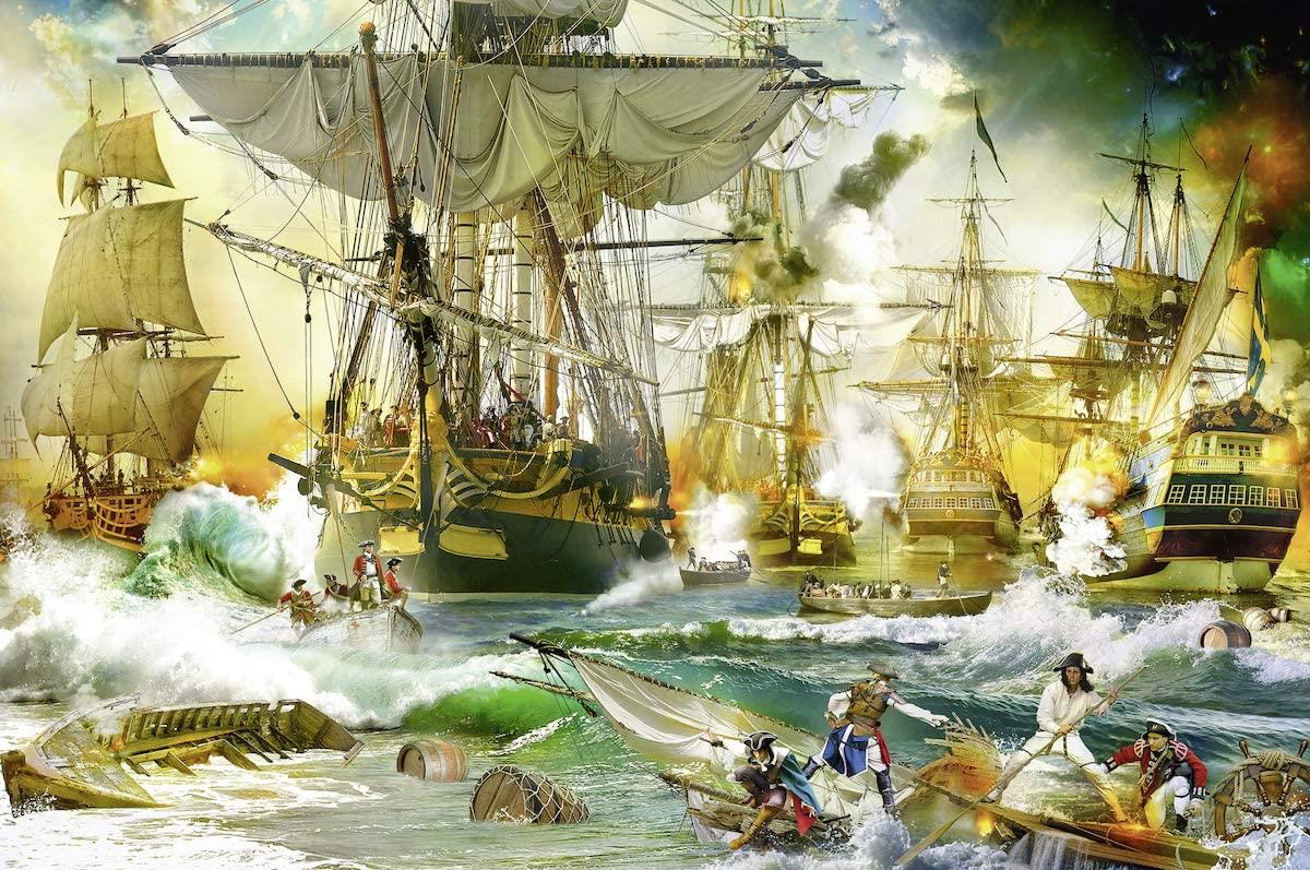 Ravensburger Battle On The High Seas Jigsaw Puzzle (5000 Pieces)