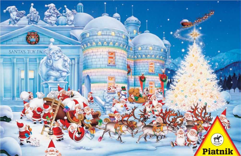 Piatnik Toy Factory Christmas Jigsaw Puzzle (1000 Pieces)