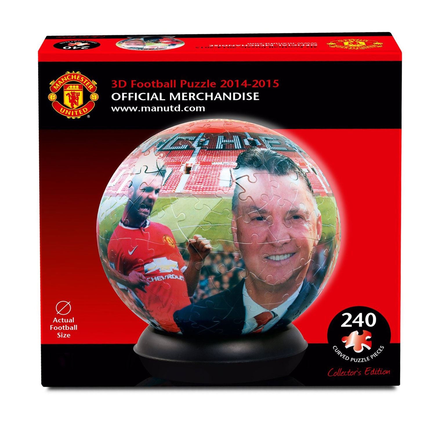Manchester United 3D Jigsaw Puzzle Ball - DAMAGED