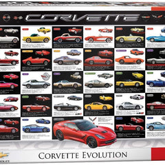 Eurographics Corvette Evolution Jigsaw Puzzle (1000 Pieces)