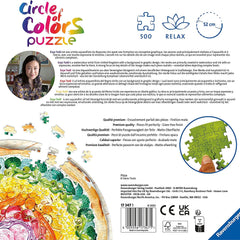 Ravensburger Pizza Circle of Colours Circular Jigsaw Puzzle (500 Pieces)