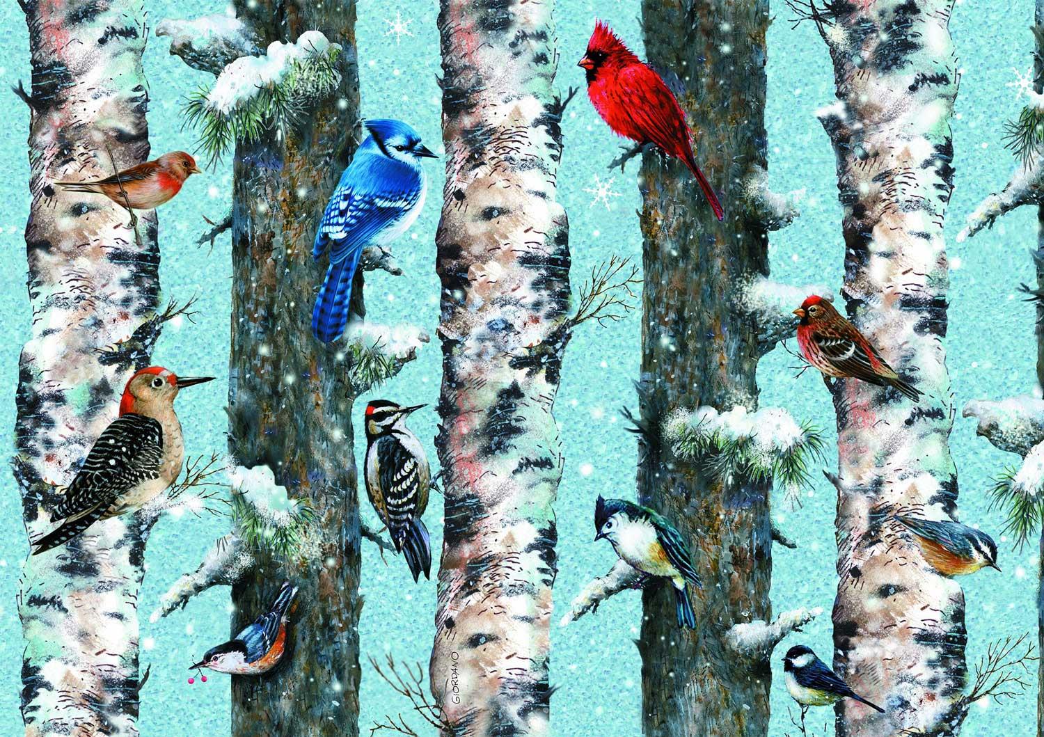 Piatnik Christmas Birds Jigsaw Puzzle (1000 Pieces)