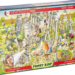 Heye Funky Zoo Jurassic Habitat Degano Jigsaw Puzzle (1000 Pieces)