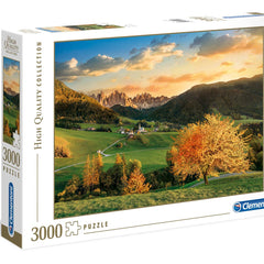 Clementoni Santa Maddalena, The Dolomites High Quality Jigsaw Puzzle (3000 Pieces)