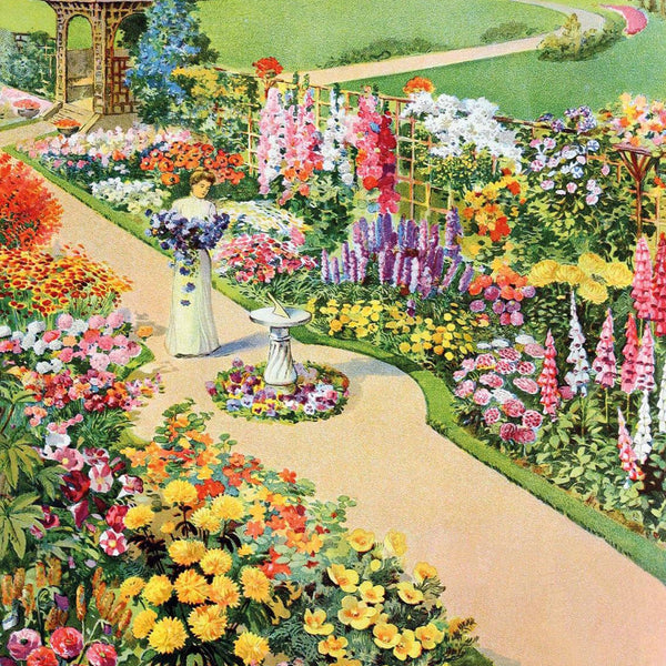 Victorian Garden Jigsaw Puzzle (1000 Pieces)