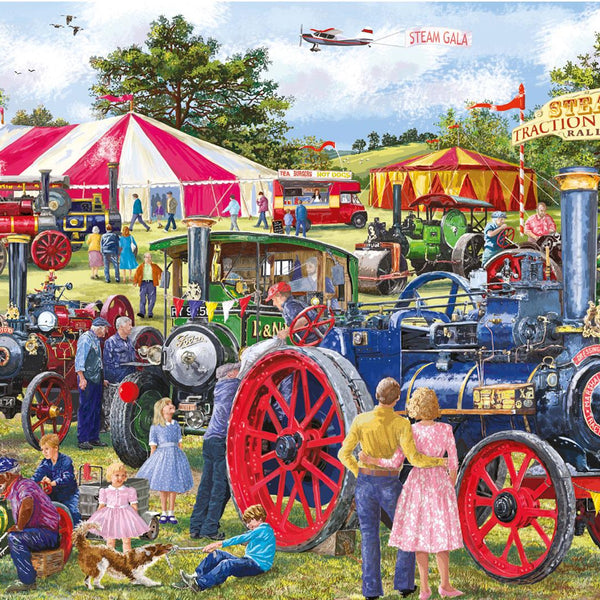 Falcon Deluxe Steam Engine Rally Jigsaw Puzzle (1000 Pieces)