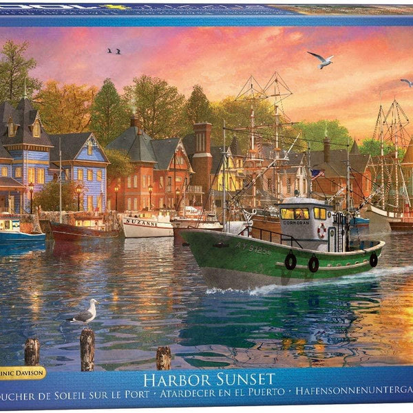 Eurographics Harbor Sunset Jigsaw Puzzle (1000 Pieces)